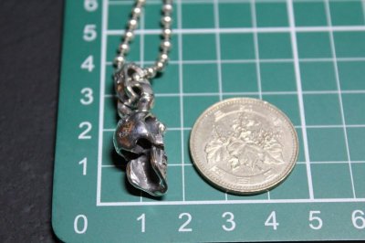 画像2: 銀幸運骸　幸運骸スカルペンダント・Lucky omen Skull Pendant（受注生産品・Built to Order Products）