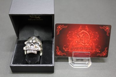 画像1: 銀狂髑髏輪　マッドスカルリング・Mad Skull Ring  （受注生産品・Built to Order Products）