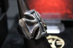 画像4: 銀鉄十字架輪　Iron Cross Ring・アイアンクロスリング（受注生産品・Built-to-order products） (4)