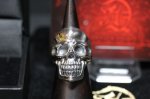 画像1: 銀鎖不縛髑髏輪　Unchained Skull Ring・アンチェインドスカルリング（受注生産品・Built-to-order products） (1)