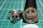 画像6: 銀幸髑髏輪　幸運骸Lucky  omen skull Ring・ラッキーオーメンスカルリング（受注生産品・Built-to-order products） (6)