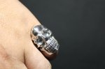 画像13: 銀鎖不縛髑髏輪　Unchained Skull Ring・アンチェインドスカルリング（受注生産品・Built-to-order products） (13)