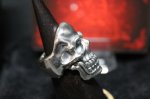 画像5: 銀鎖不縛髑髏輪　Unchained Skull Ring・アンチェインドスカルリング（受注生産品・Built-to-order products） (5)