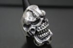画像3: 銀般若髑髏輪　般若バルスカルリング・Hannyabal Skull Ring ・ Type2  （受注生産品・Built to Order Products） (3)