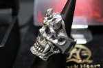 画像4: 銀魔王髑髏輪　Devil Skull Ring・デビルスカルリング（受注生産品・Built-to-order products） (4)