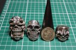 画像5: 銀般若髑髏輪　般若バルスカルリング・Hannyabal Skull Ring ・ Type2  （受注生産品・Built to Order Products） (5)