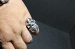 画像11: 銀鎖不縛髑髏輪　Unchained Skull Ring・アンチェインドスカルリング（受注生産品・Built-to-order products） (11)