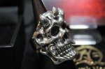 画像3: 銀魔王髑髏輪　Devil Skull Ring・デビルスカルリング（受注生産品・Built-to-order products） (3)