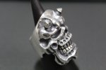 画像3: 銀般若髑髏輪　般若バルスカルリング・Hannyabal Skull Ring ・ Type1  （受注生産品・Built to Order Products） (3)