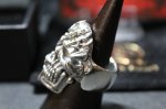 画像5: 銀勲刻牌髑髏輪　Jack of Clubs Skull Ring （受注生産品・Built-to-order products） (5)