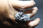 画像17: 銀勲刻牌髑髏輪　Jack of Clubs Skull Ring （受注生産品・Built-to-order products） (17)