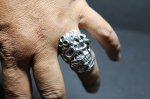 画像18: 銀勲刻牌髑髏輪　Jack of Clubs Skull Ring （受注生産品・Built-to-order products） (18)