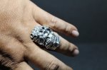 画像12: 銀勲刻牌髑髏輪　Jack of Clubs Skull Ring （受注生産品・Built-to-order products） (12)