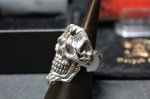 画像3: 銀命刻牌髑髏輪　Ace of Spades Rage Skull Ring （受注生産品・Built-to-order products） (3)