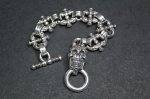 画像3: Gatekeeper Skull Bracelet （受注生産品・Built to Order Products) (3)