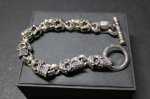 画像8: 輪廻転生・銀幸運骸髑髏輪　Lucky Omen Skull Bracelet・ラッキーオーメンスカルブレスレット（受注生産品・Built to Order Products） (8)