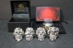 画像2: 銀騎士刻牌髑髏輪　Trump Skull Ring（４set/受注生産品・Built-to-order products） (2)