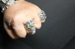 画像19: 銀命刻牌髑髏輪　Ace of Spades Rage Skull Ring ・with gemstone（受注生産品・Built-to-order products） (19)