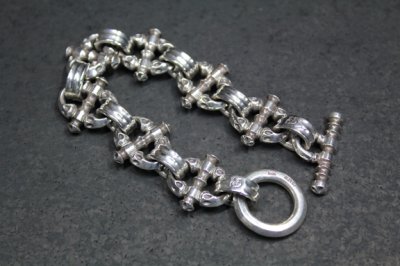 画像2: 銀掴握腕輪　Grip Chain Bracelet・グリップチェーンブレスレット（受注生産品・Built to Order Products）