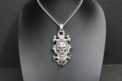 画像2: 銀皇帝盾髑髏　インペリアルシールドスカルペンダント・Imperial Shield Skull Pendant （受注生産品・Built to Order Products）