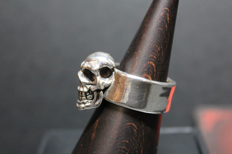銀幸髑髏輪　幸運骸Lucky omen skull Ring・ラッキーオーメンスカルリング（受注生産品・Built-to-order products）