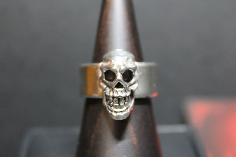 銀幸髑髏輪　幸運骸Lucky omen skull Ring・ラッキーオーメンスカルリング（受注生産品・Built-to-order products）
